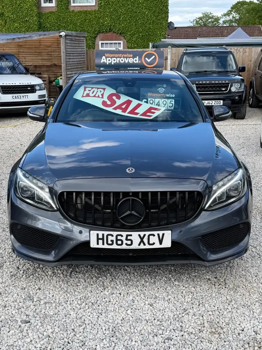 Begagnad Mercedes C250 AMG line 2015 Grå Sedan
