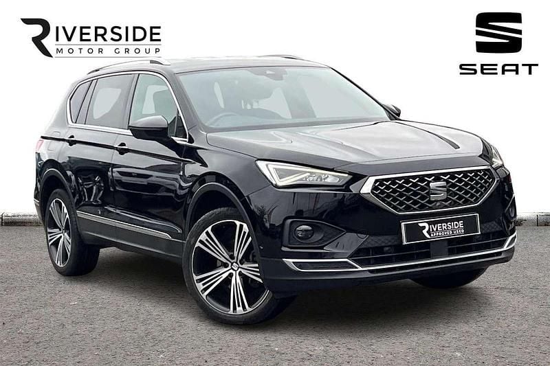 Black Used 2022 Seat Tarraco XCELLENCE Lux SUV | £24,490 (Fair price) - Image 1/4