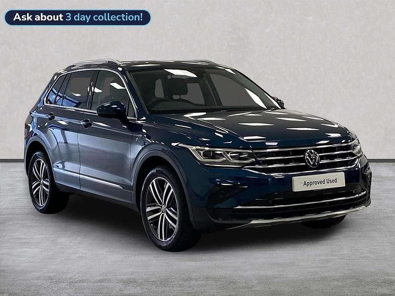 Blue Used 2023 VW Tiguan Elegance SUV | £28,042 (Fair price) - Image 1/4