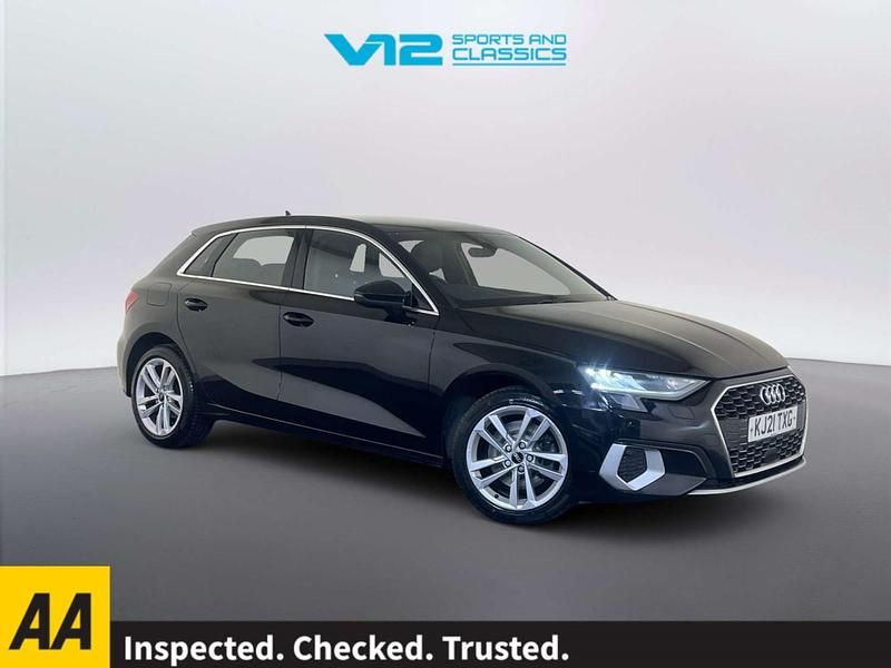 Used Audi A3 Sport 116 HP (85 kW) 2021 Black Sedan