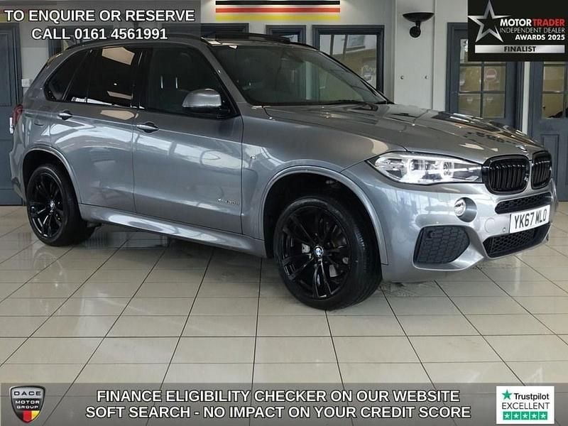 Grey Used 2017 BMW X5 M Sport SUV | £20,970 (Good price) - Image 1/4