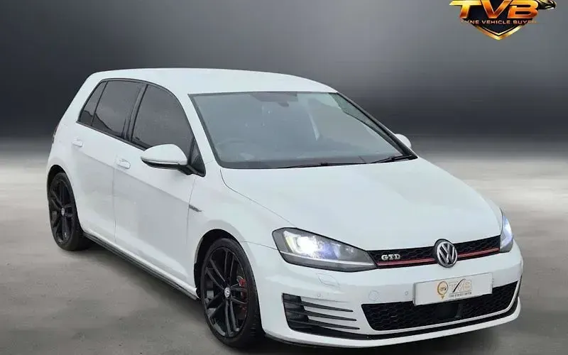 Used VW Golf VII GTD 184 HP (135 kW) 2015 White Hatchback