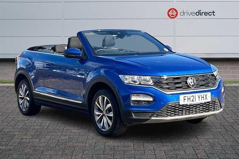 Used VW T-Roc Cabriolet Design 2021 Blue Cabriolet
