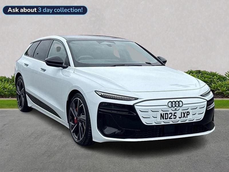 White Used 2025 Audi A6 e-tron Advanced Estate | £69,999 (Super price) - Image 1/4