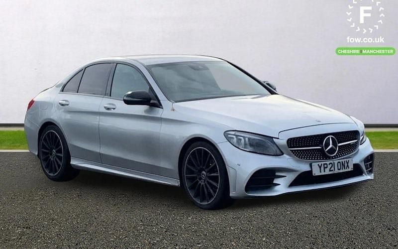 Silver Used 2020 Mercedes C220 Active Sedan | £18,799 (Fair price) - Image 1/3