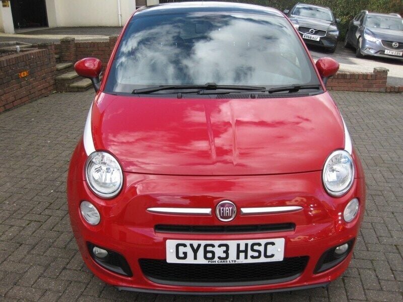 Used Fiat 500 S 69 HP (50 kW) 2014 Red Hatchback