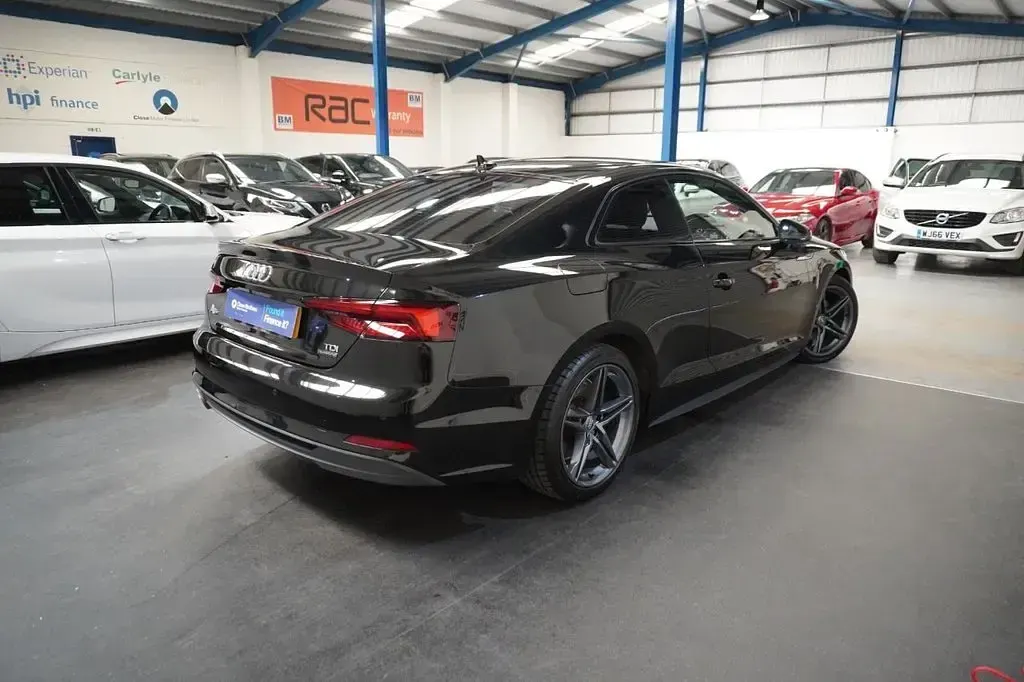 Used Audi A5 S-Line 190 HP (139 kW) 2017 Black Coupe