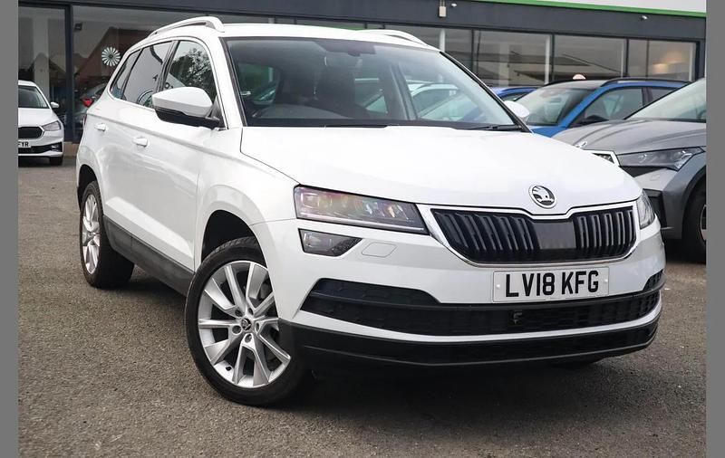 Used Skoda Karoq SE L 147 HP (108 kW) 2018 White SUV