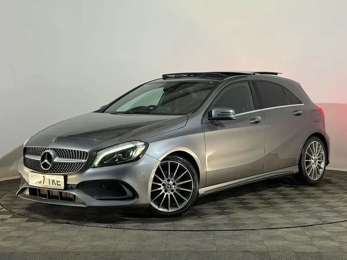Used Mercedes A200 AMG Line Premium Plus 136 HP (100 kW) 2017 Grey Hatchback