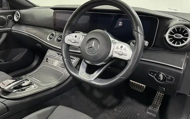 Used Mercedes E220 AMG line 194 HP (142 kW) 2020 Grey Cabriolet