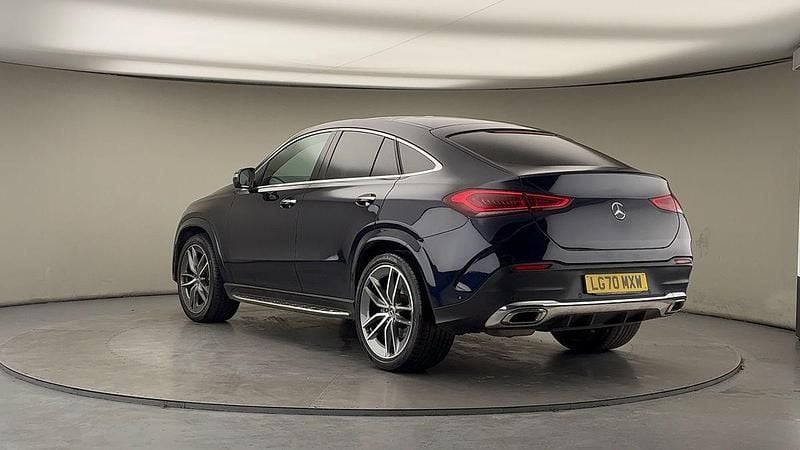 Used Mercedes GLE400 AMG line 2020 Cavansite blue Coupe