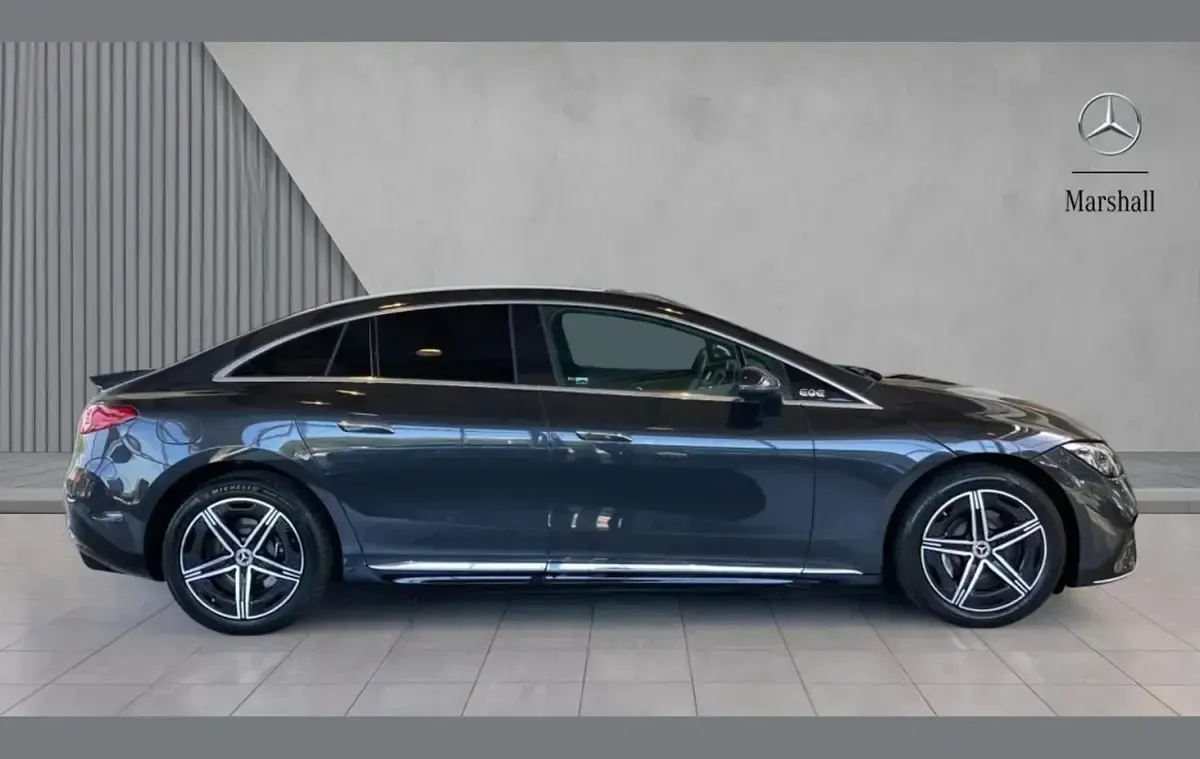 Used Mercedes EQE350 AMG line 214 kW (292 HP) 2025 Metallic paint graphite grey Sedan