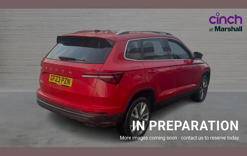 Used Skoda Karoq SE L 147 HP (108 kW) 2023 Red SUV