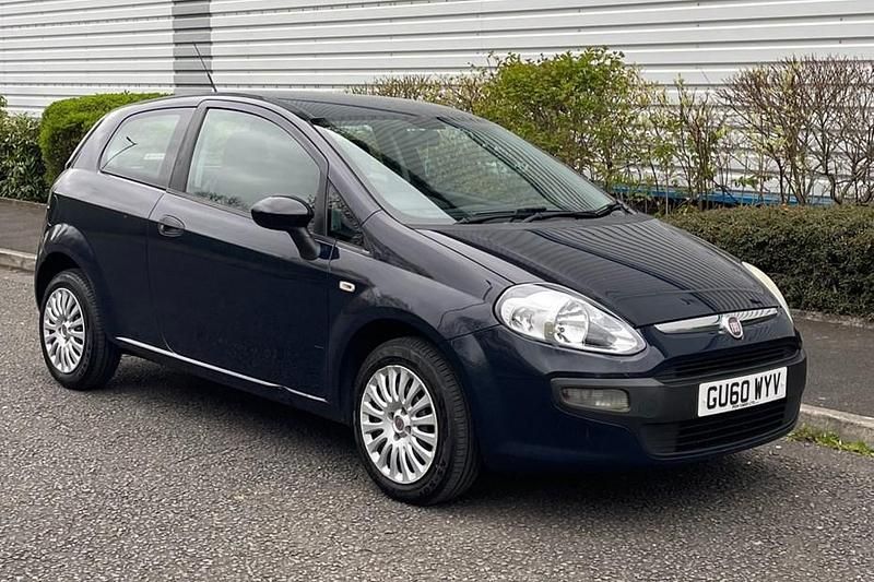 Used Fiat Punto Evo Active 77 HP (56 kW) 2010 Blue Hatchback
