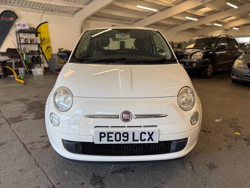 Used Fiat 500 Pop 69 HP (50 kW) 2009 White Cabriolet