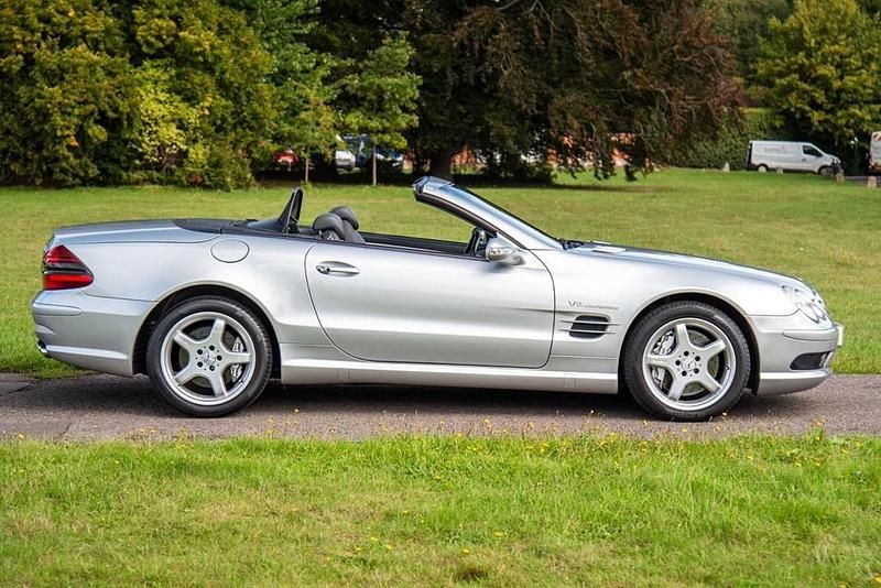 Begagnad Mercedes SL55 AMG AMG 2003 Silver Cab