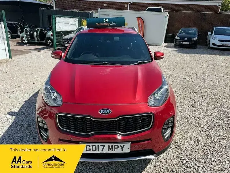 Used Kia Sportage GT-Line 177 HP (130 kW) 2017 Red SUV