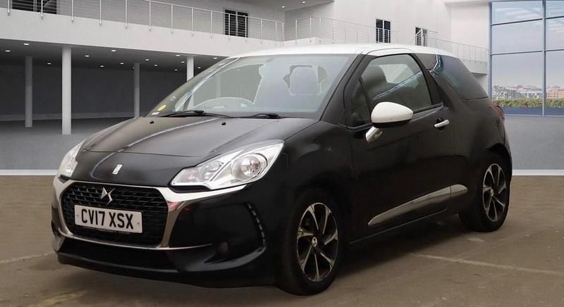Black Used 2017 DS Automobiles DS3 Elegance Hatchback | £3,795 (Good price) - Image 1/3
