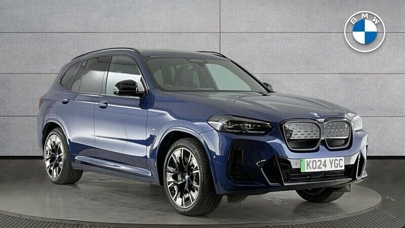 Blue Used 2024 BMW iX3 M Sport SUV | £39,950 (Good price) - Image 1/4