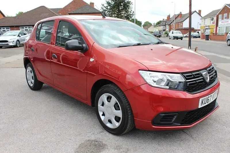 Used Dacia Sandero Ambiance 2017 Red Hatchback