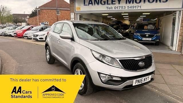 Used Kia Sportage 130 HP (95 kW) 2016 Machine silver metallic SUV