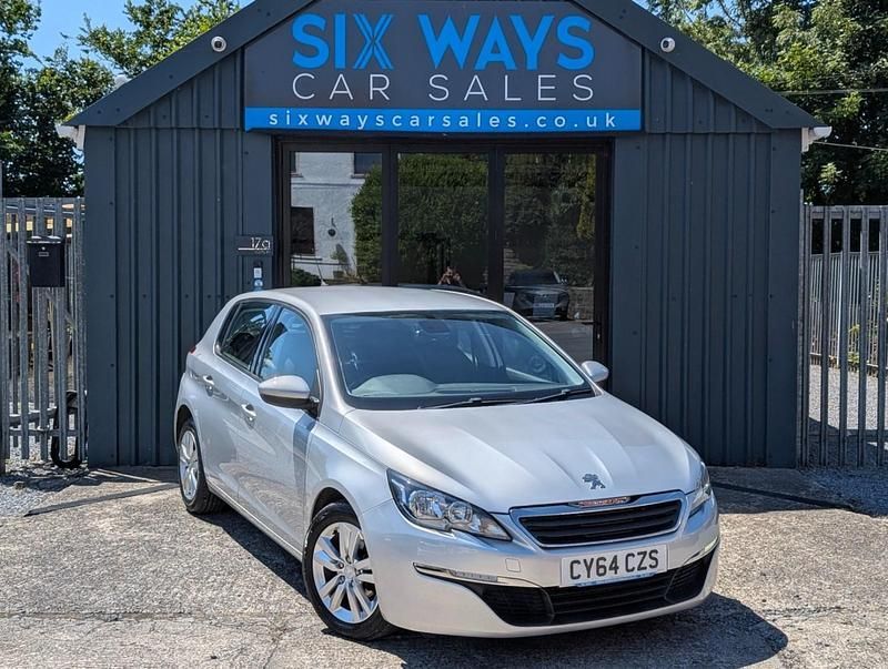 Silver Used 2015 Peugeot 308 Active Hatchback | £5,490 (Good price) - Image 1/4