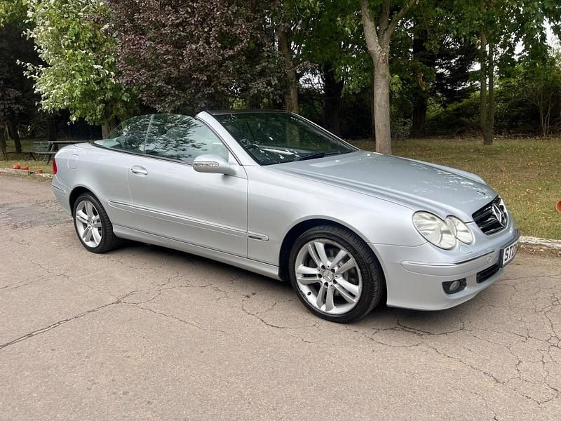 Silver Used 2006 Mercedes CLK200 Avantgarde Cabriolet | £3,490 (Fair price) - Image 1/3