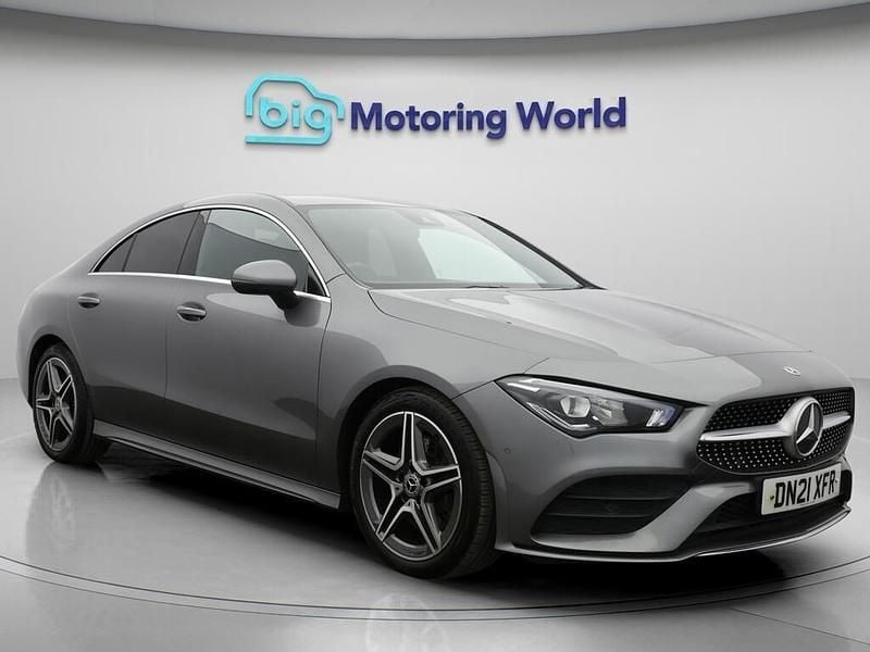 Grey Used 2021 Mercedes CLA200 AMG line Coupe | £20,700 (Fair price) - Image 1/4