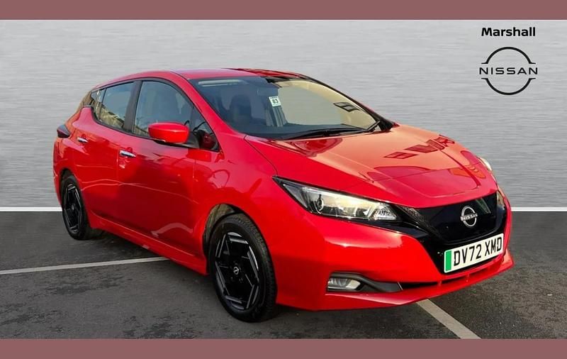 Red Used 2022 Nissan Leaf Acenta Hatchback | £11,104 (Fair price) - Image 1/4