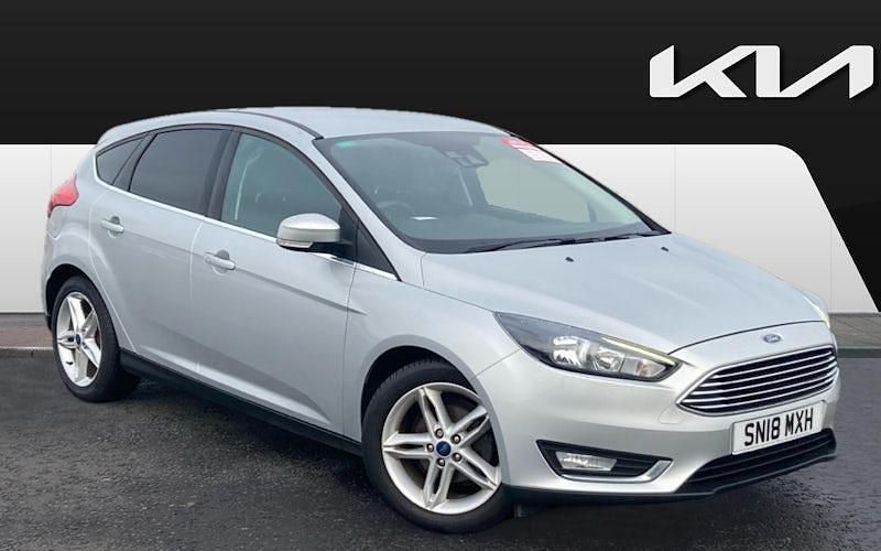 Silver Used 2017 Ford Focus Titanium Hatchback | £8,910 (Fair price) - Image 1/4