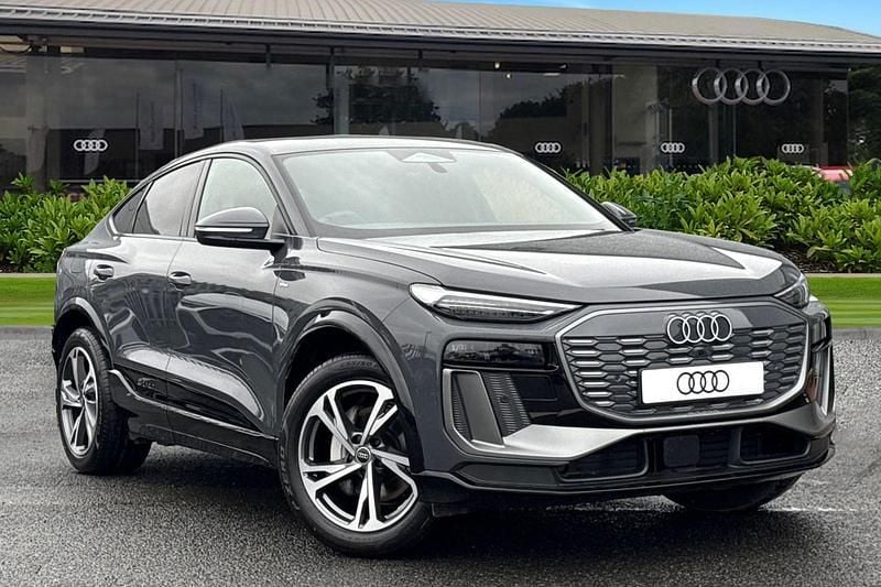 Grey New 2025 Audi Q6 Sportback e-tron S-Line SUV | £70,385 - Image 1/4