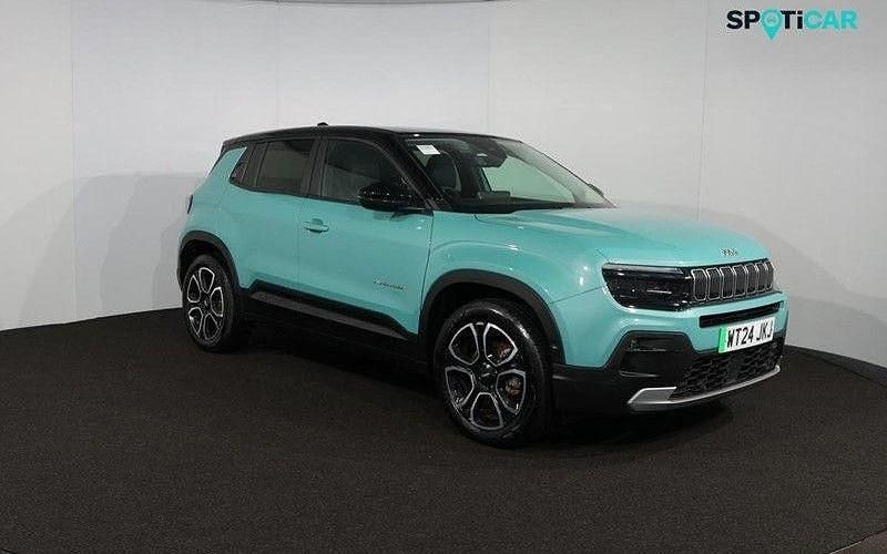 Blue/black Used 2024 Jeep Avenger EV Summit SUV | £18,599 (Fair price) - Image 1/1