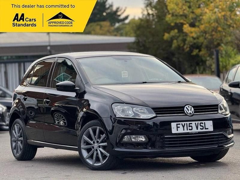 Black Used 2015 VW Polo Design Hatchback | £6,485 (Fair price) - Image 1/3