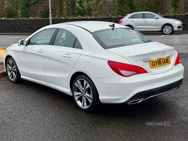 Used Mercedes CLA200 2018 White Sedan