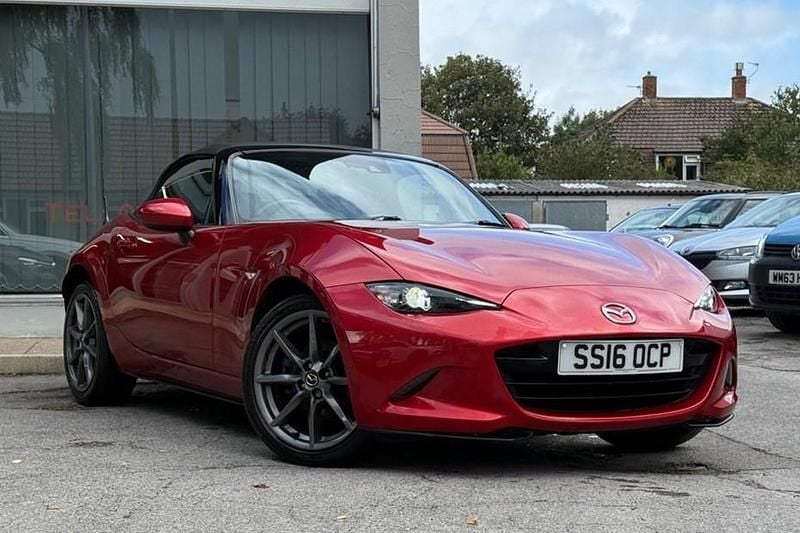 Red Used 2016 Mazda MX5 Inclusive Cabriolet | £12,495 (Fair price) - Image 1/1