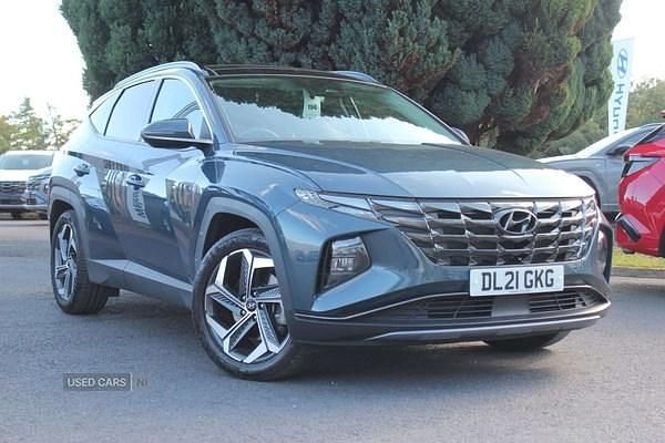 Blue Used 2021 Hyundai Tucson Ultimate SUV | £20,688 (Expensive) - Image 1/4