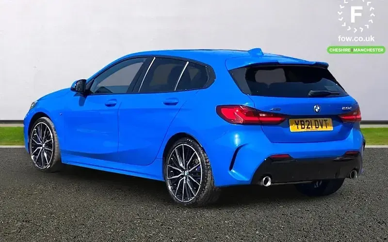 Used BMW 120 M Sport 190 HP (139 kW) 2021 Blue Hatchback