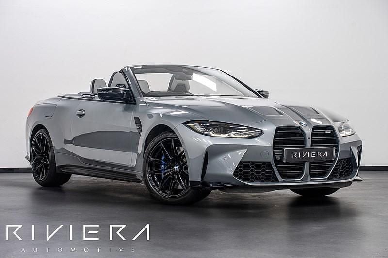 Skyscraper grey metallic Used 2022 BMW M4 Cabriolet Competition Edition Cabriolet | £52,495 (Fair price) - Image 1/4