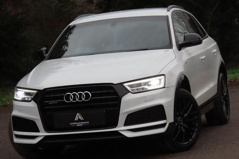 Used Audi Q3 Black Edition 184 HP (135 kW) 2017 White SUV