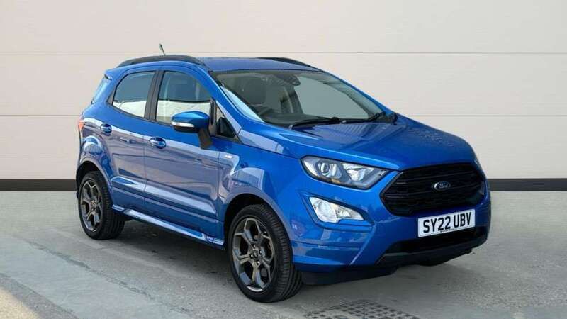 Blue Used 2022 Ford Ecosport ST-Line SUV | £14,439 (Fair price) - Image 1/4