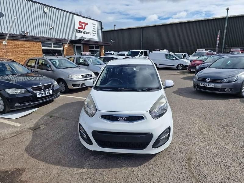 Used Kia Picanto 84 HP (61 kW) 2012 White Hatchback