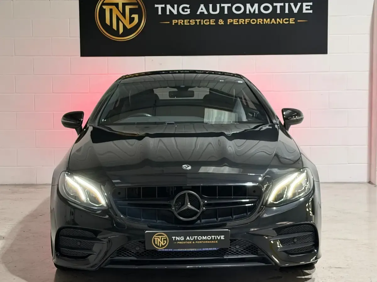 Used Mercedes E220 AMG line 194 HP (142 kW) 2017 Black Coupe