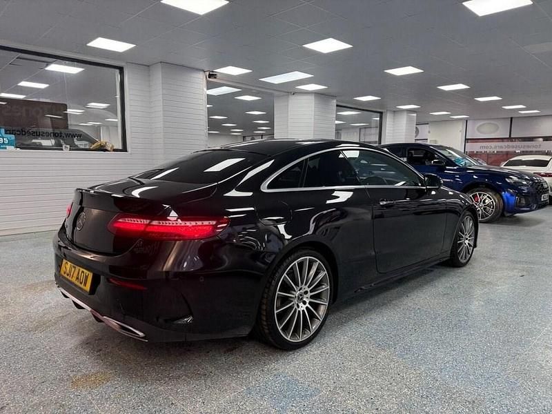 Used Mercedes E220 AMG line 2017 Black Coupe