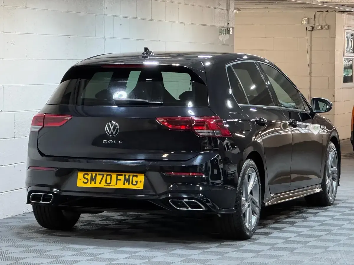 Used VW Golf VII R-line 2021 Black Hatchback