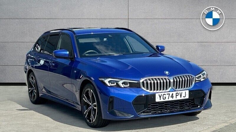 Blue Used 2024 BMW 330e M Sport Estate | £33,990 (Super price) - Image 1/4