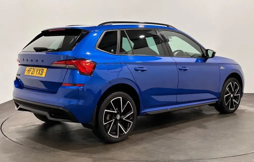 Used Skoda Kamiq Monte Carlo 110 HP (80 kW) 2021 Blue SUV