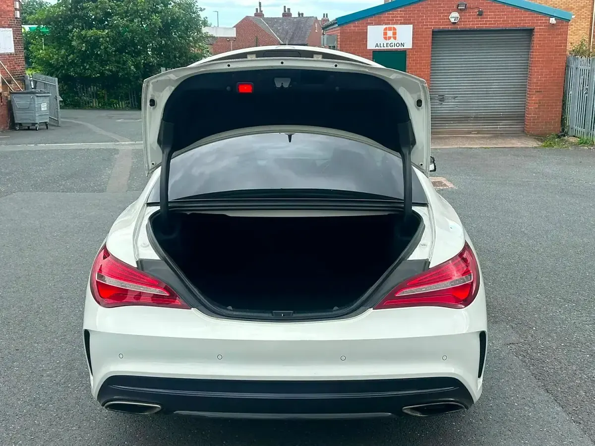 Used Mercedes CLA220 AMG line 2017 White Coupe
