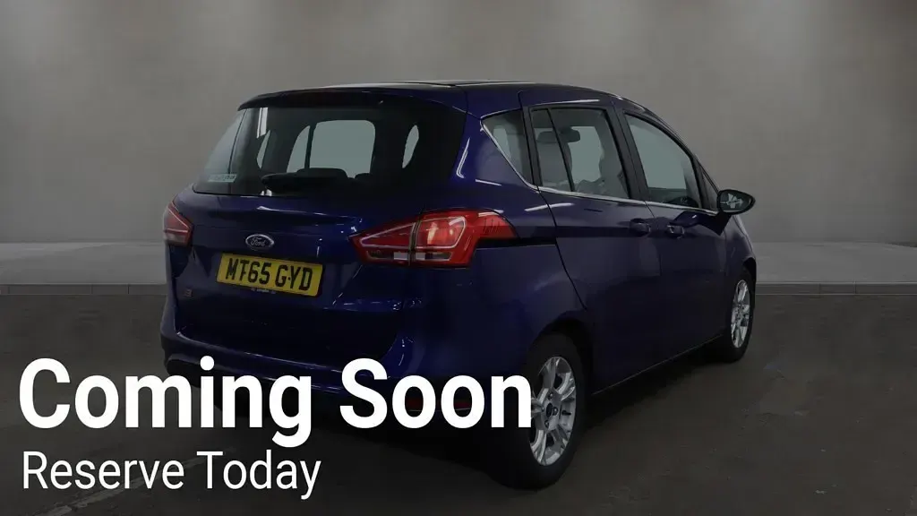 Used Ford B-MAX Zetec 105 HP (77 kW) 2015 Blue MPV
