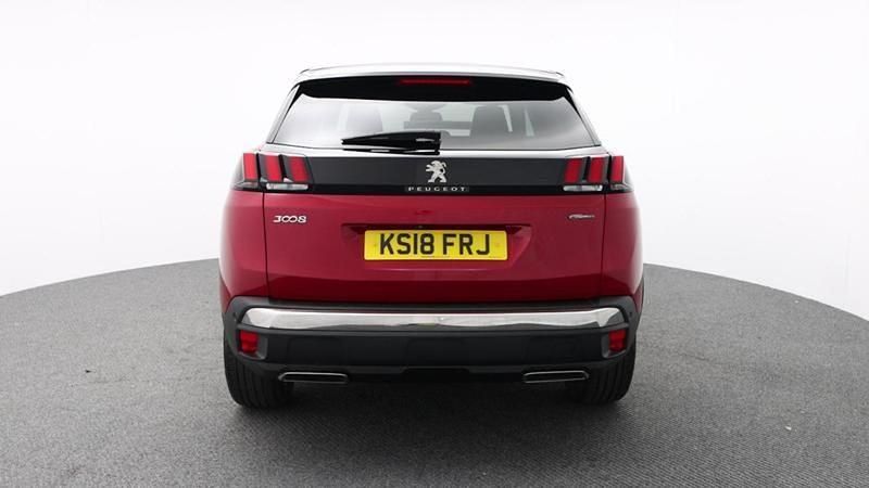 Red Used 2018 Peugeot 3008 GT-line SUV | £11,999 (Fair price) - Image 1/4