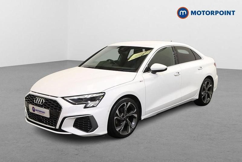 Used Audi A3 S-Line 2022 White Sedan